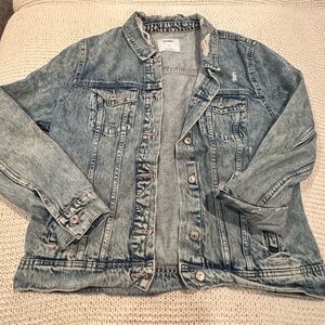 Old Navy Destructed Denim Jacket